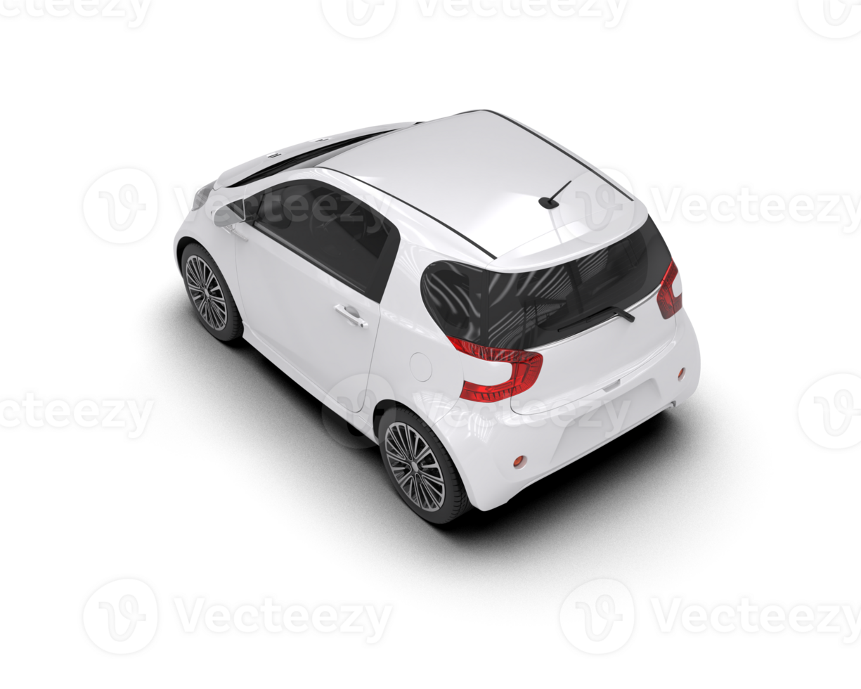 Modern car isolated on background. 3d rendering - illustration png