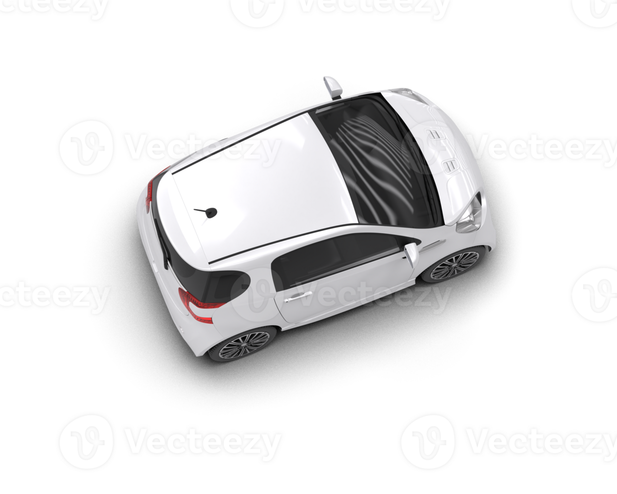 Modern car isolated on background. 3d rendering - illustration png