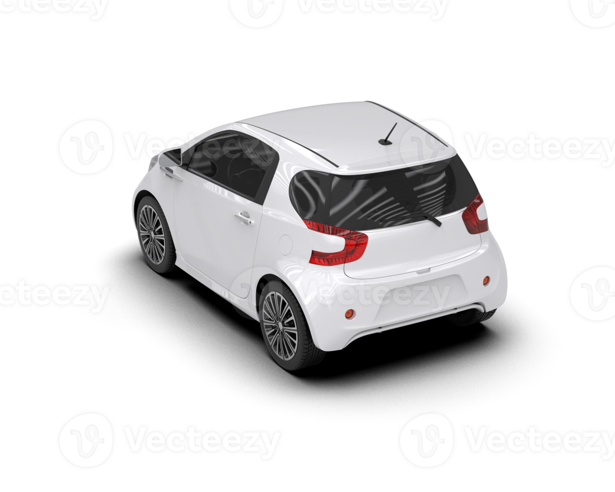 Modern car isolated on background. 3d rendering - illustration png