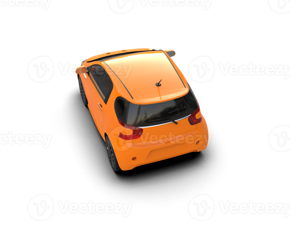 Modern car isolated on background. 3d rendering - illustration png