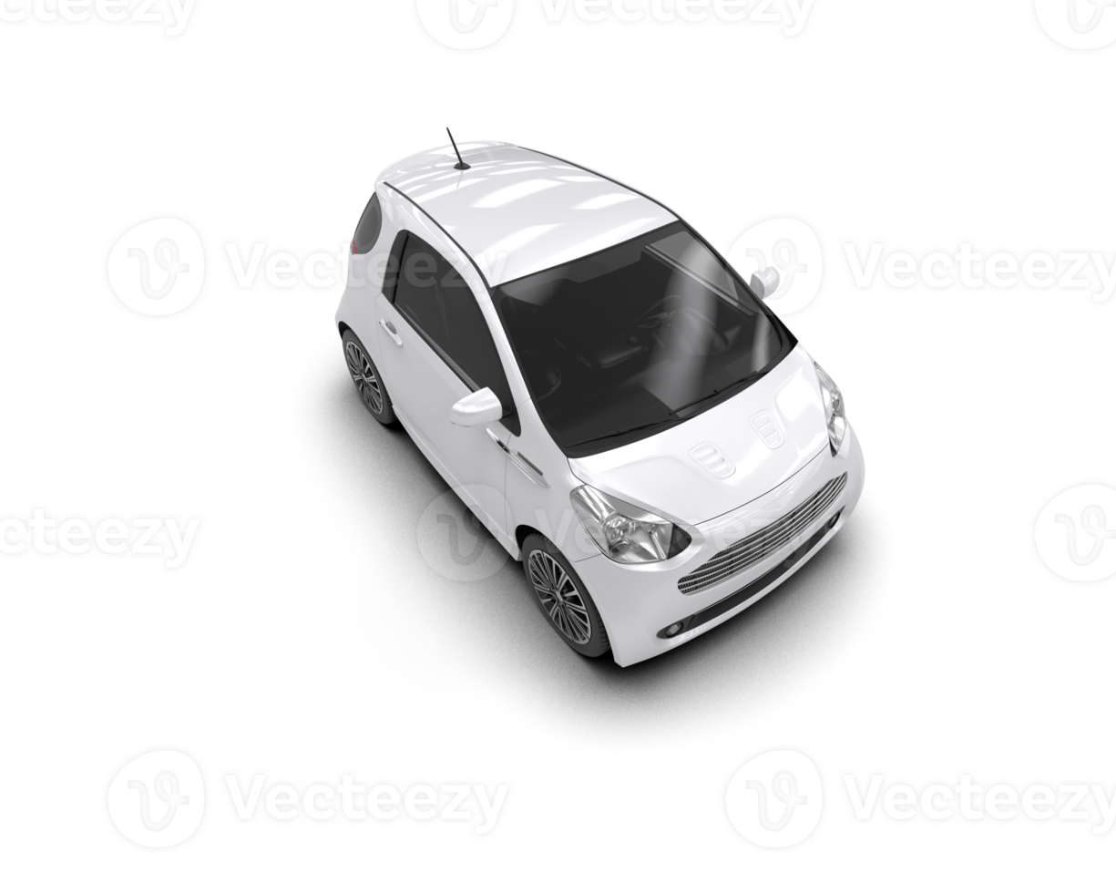 Modern car isolated on background. 3d rendering - illustration png