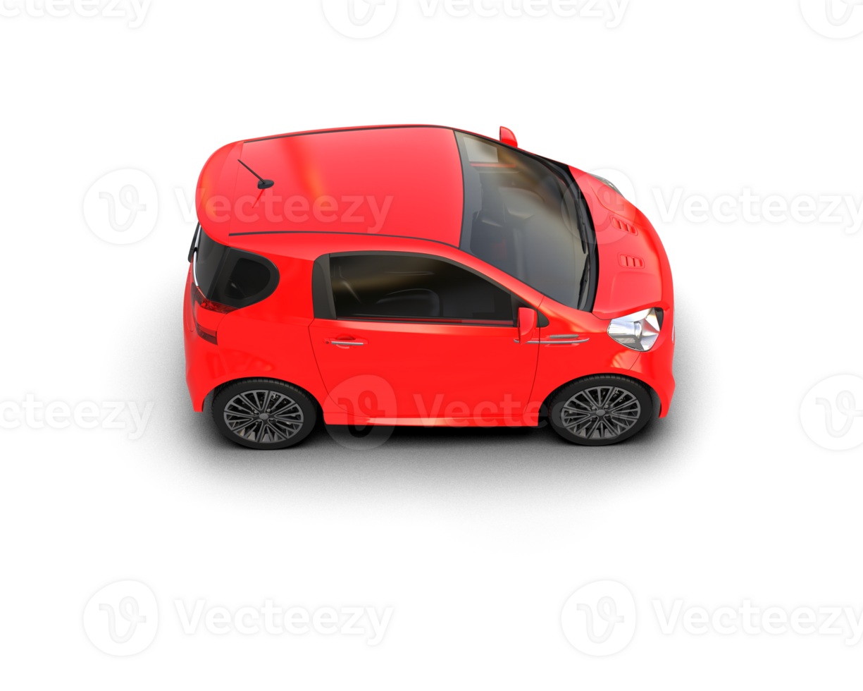Modern car isolated on background. 3d rendering - illustration png