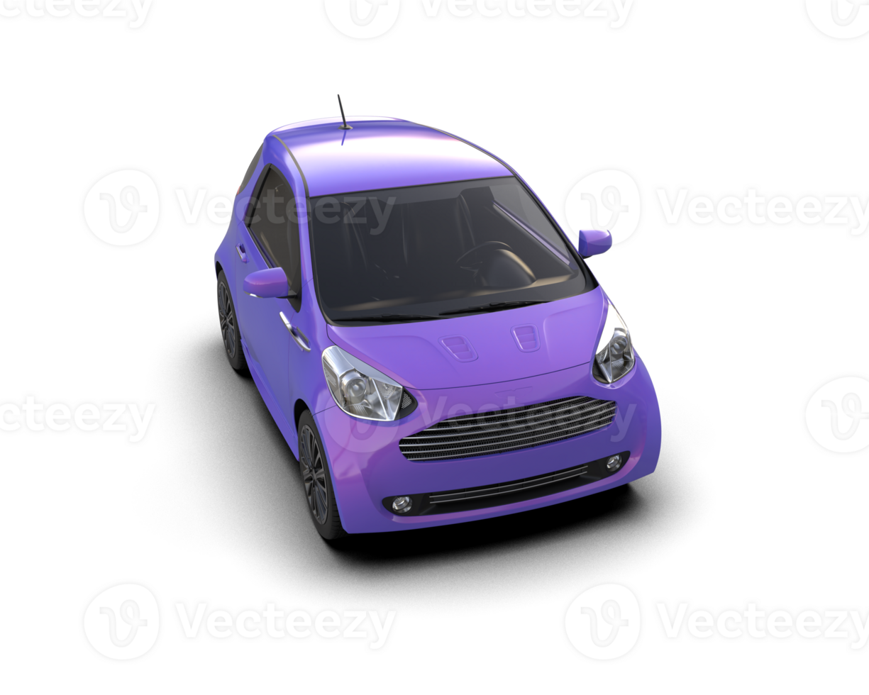 Modern car isolated on background. 3d rendering - illustration png
