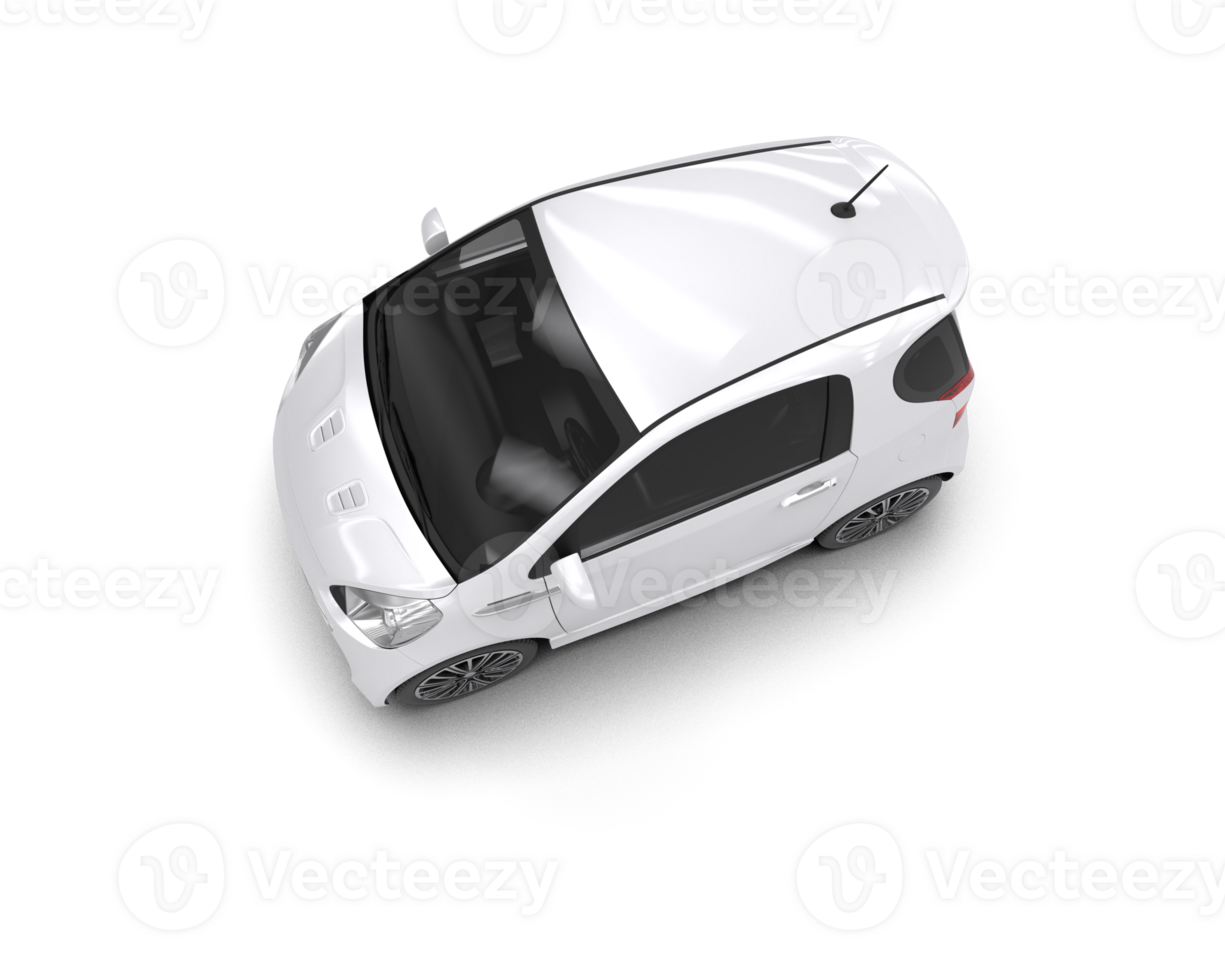 Modern car isolated on background. 3d rendering - illustration png