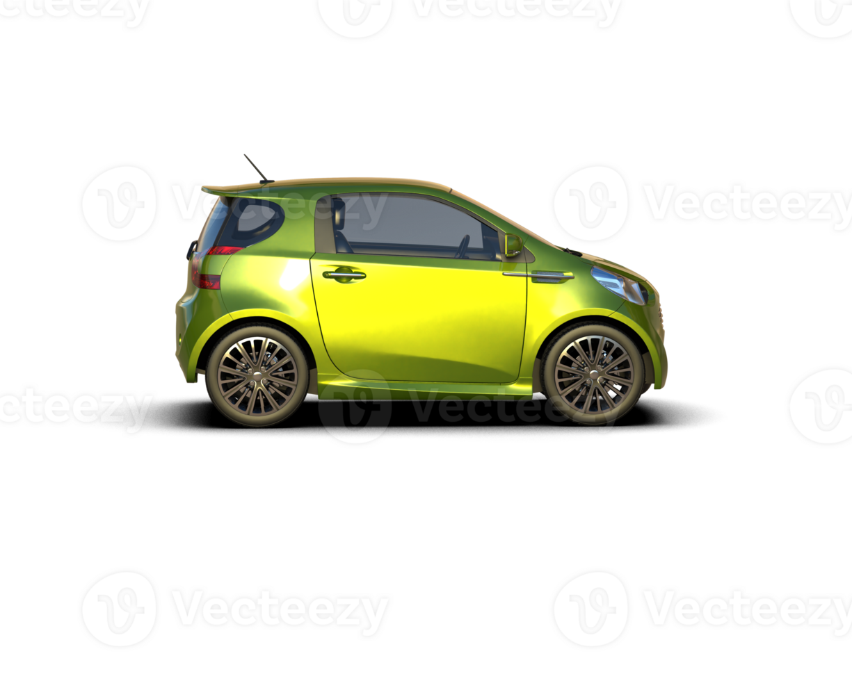 Modern car isolated on background. 3d rendering - illustration png