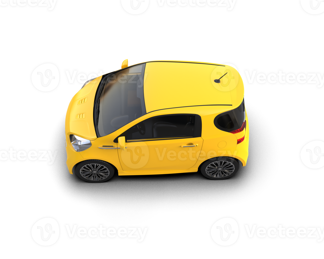 Modern car isolated on background. 3d rendering - illustration png