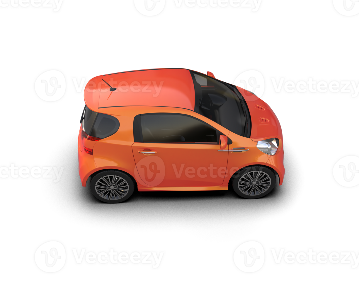 Modern car isolated on background. 3d rendering - illustration png