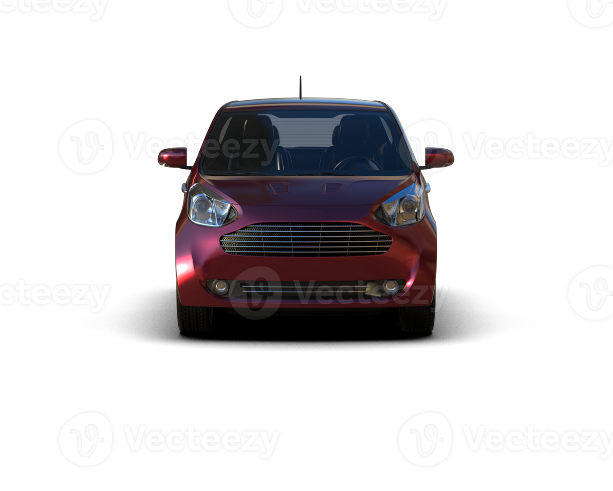 Modern car isolated on background. 3d rendering - illustration png