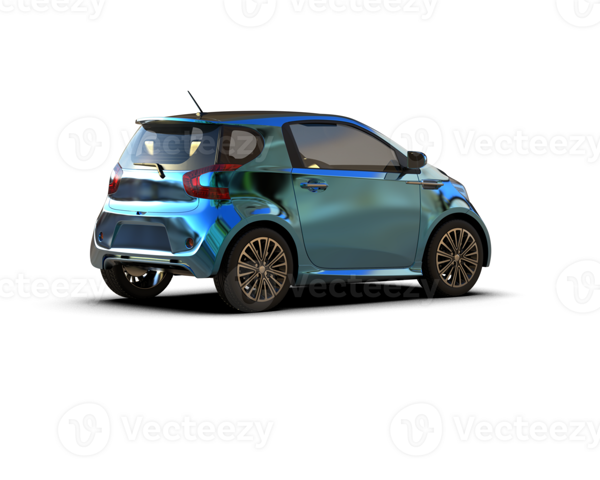 Modern car isolated on background. 3d rendering - illustration png