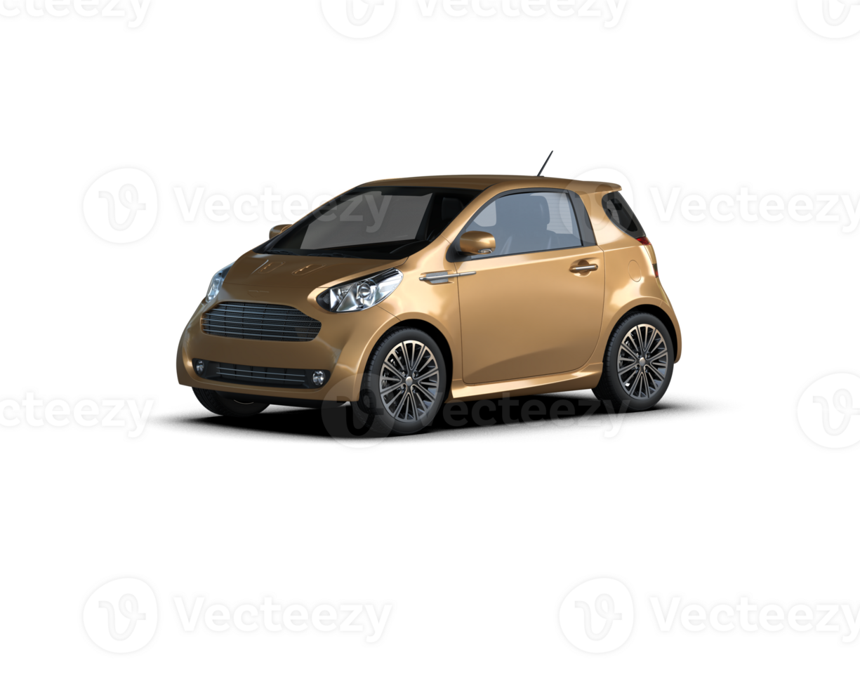 Modern car isolated on background. 3d rendering - illustration png