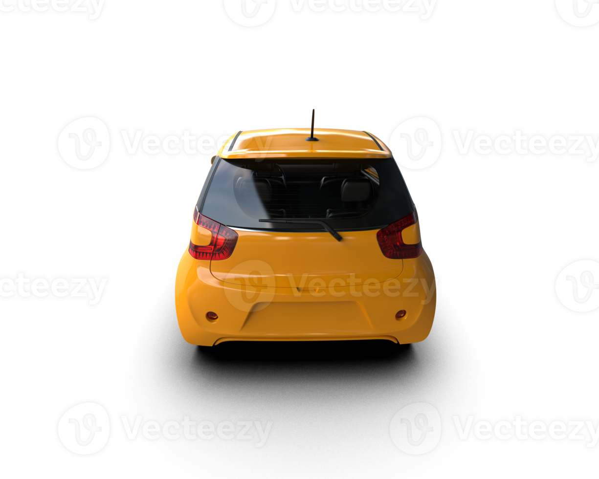 Modern car isolated on background. 3d rendering - illustration png