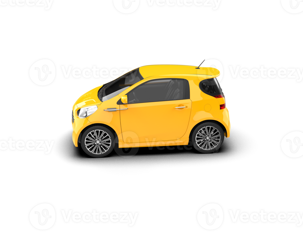 Modern car isolated on background. 3d rendering - illustration png