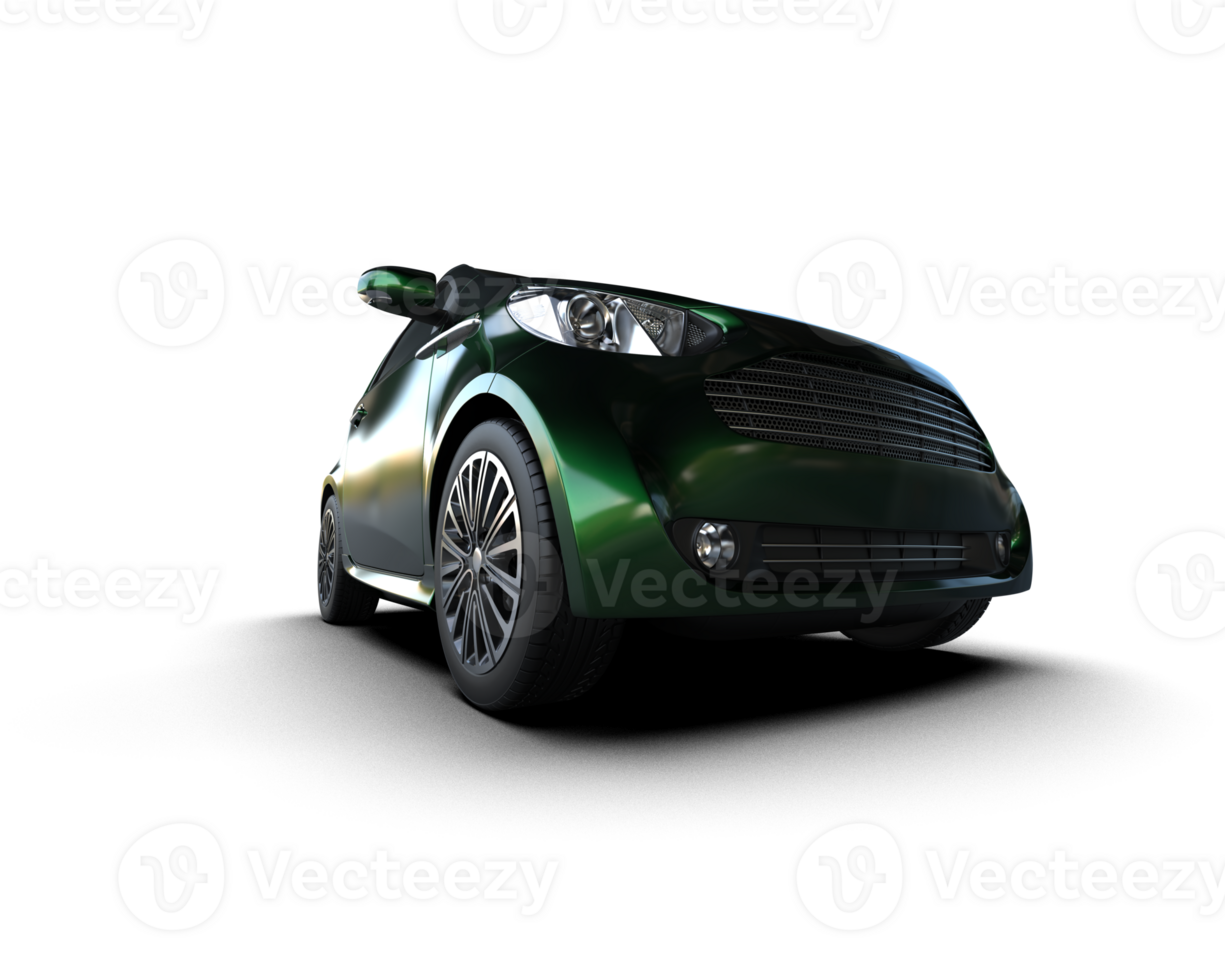 Modern car isolated on background. 3d rendering - illustration png