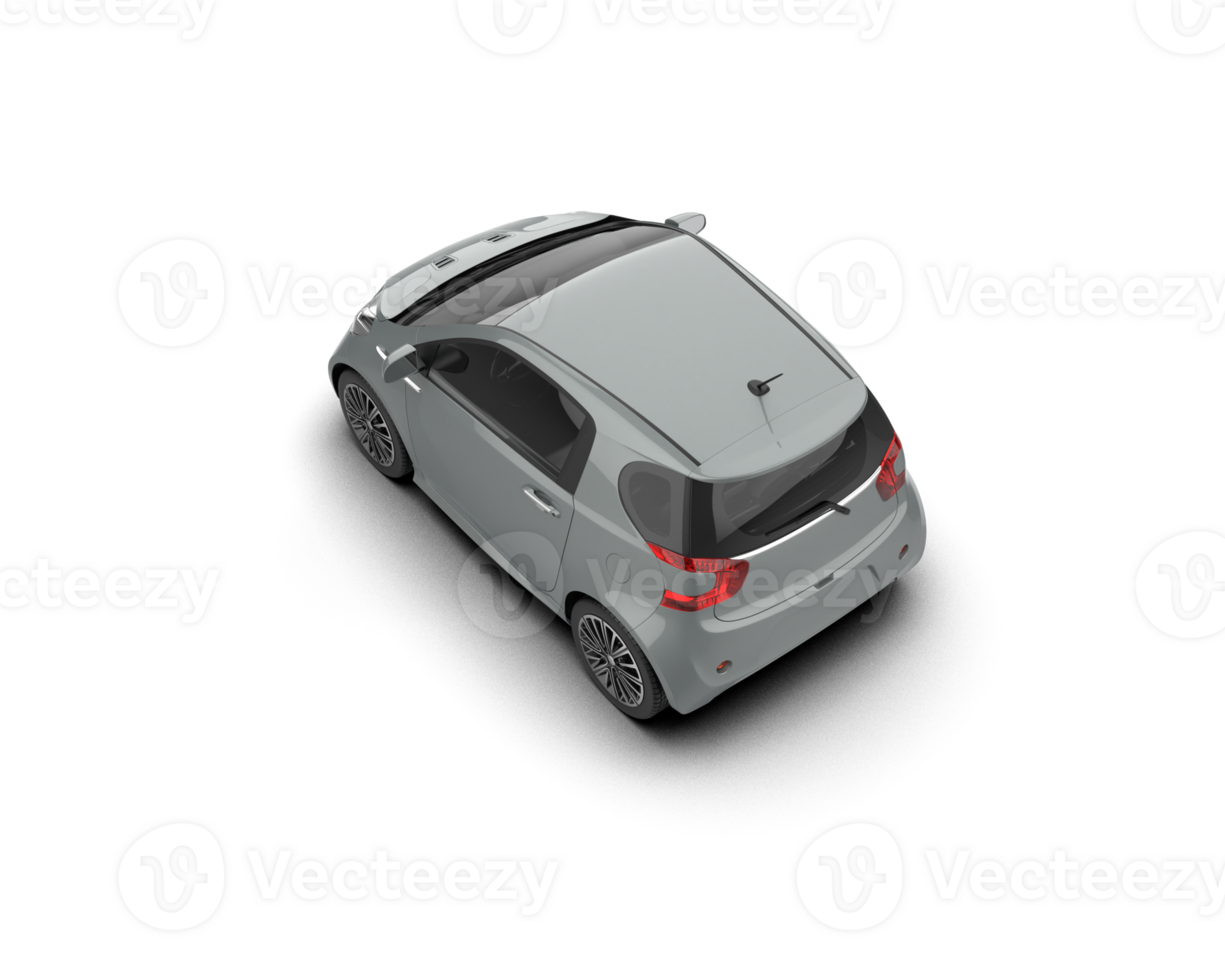 Modern car isolated on background. 3d rendering - illustration png