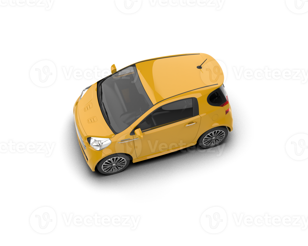 Modern car isolated on background. 3d rendering - illustration png