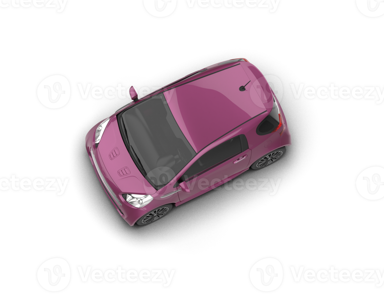 Modern car isolated on background. 3d rendering - illustration png