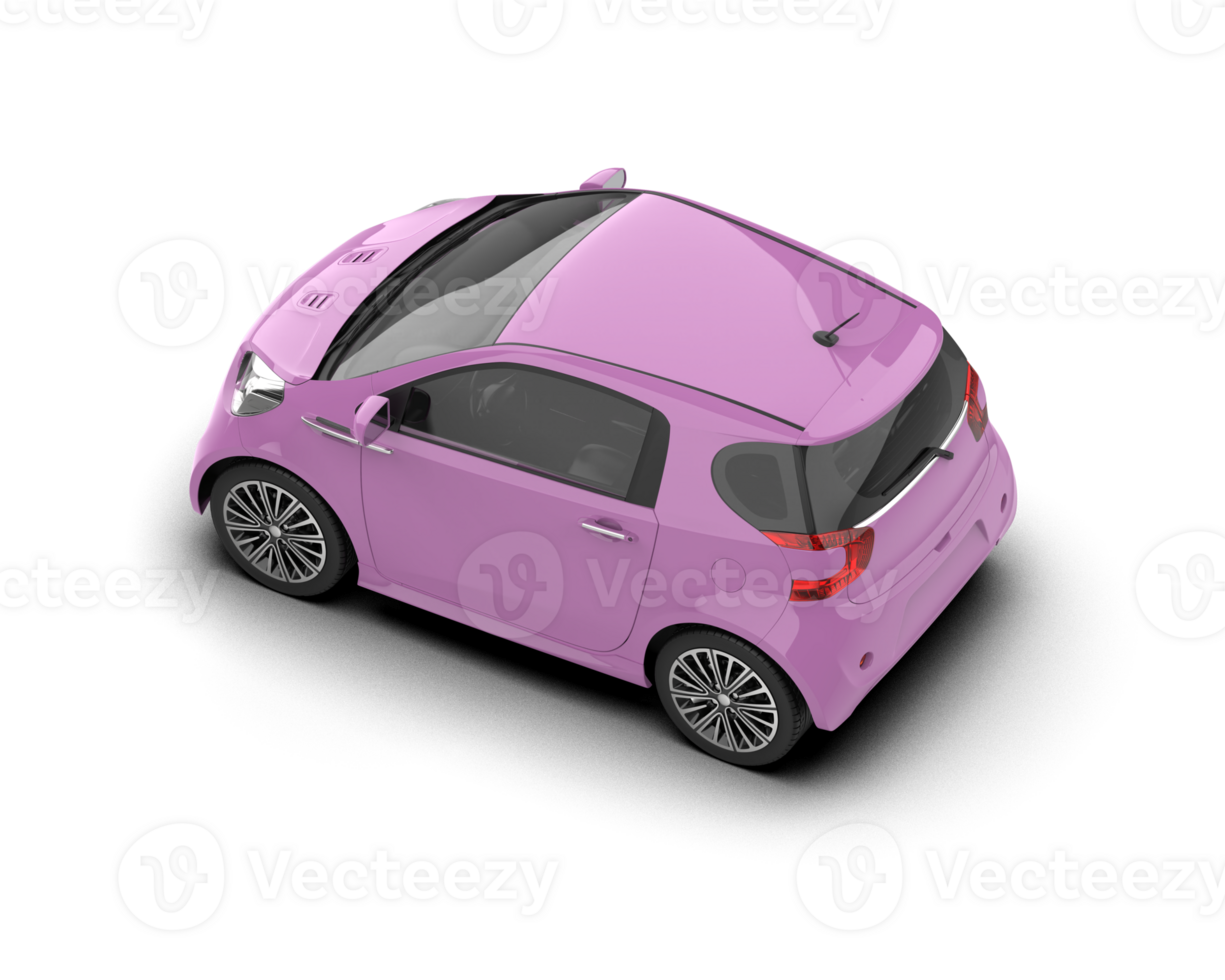 Modern car isolated on background. 3d rendering - illustration png