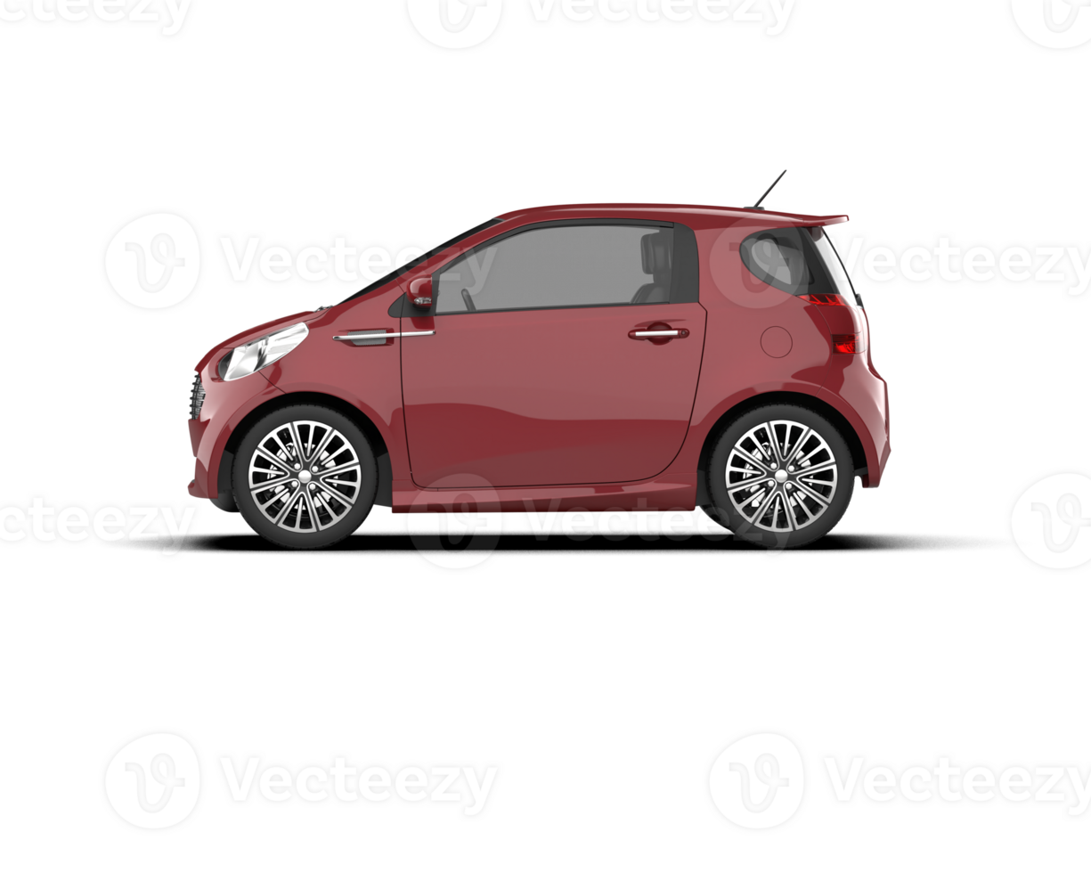 Modern car isolated on background. 3d rendering - illustration png