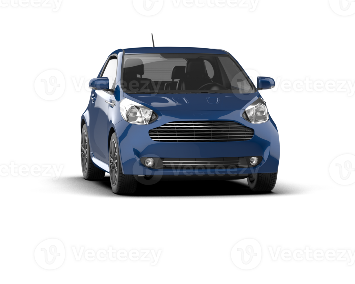 Modern car isolated on background. 3d rendering - illustration png