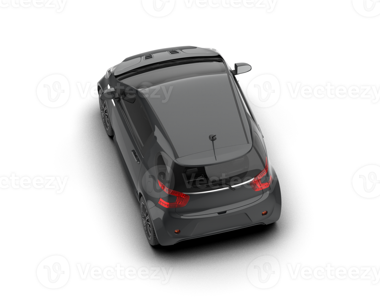 Modern car isolated on background. 3d rendering - illustration png