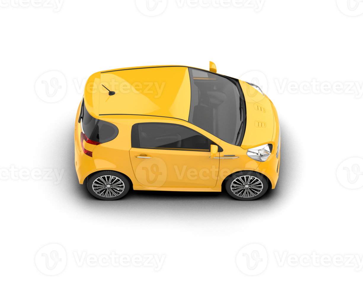 Modern car isolated on background. 3d rendering - illustration png