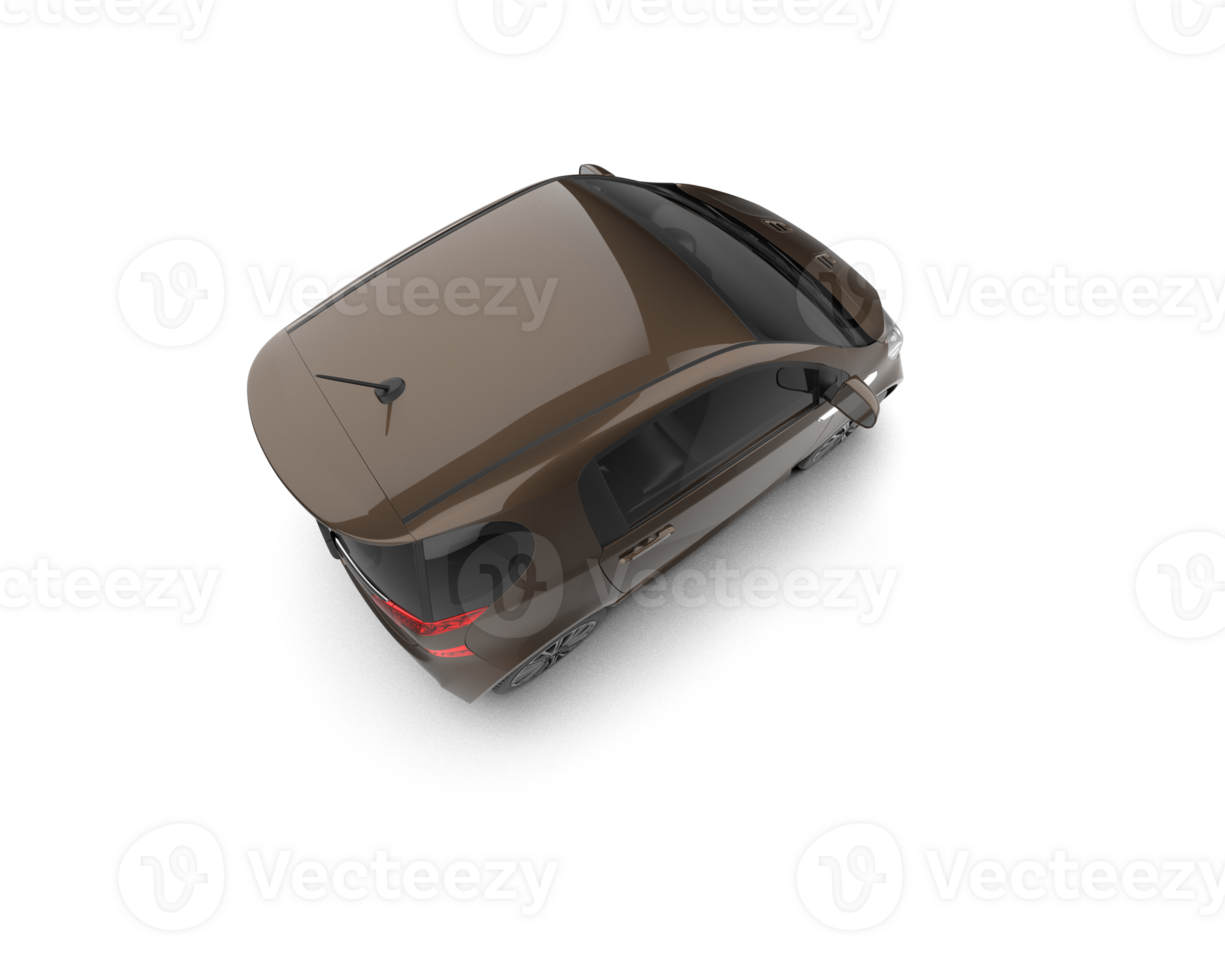 Modern car isolated on background. 3d rendering - illustration png