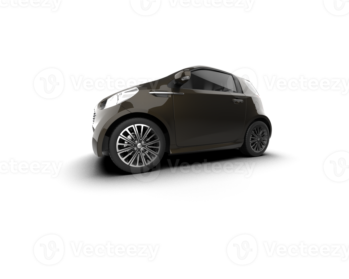 Modern car isolated on background. 3d rendering - illustration png
