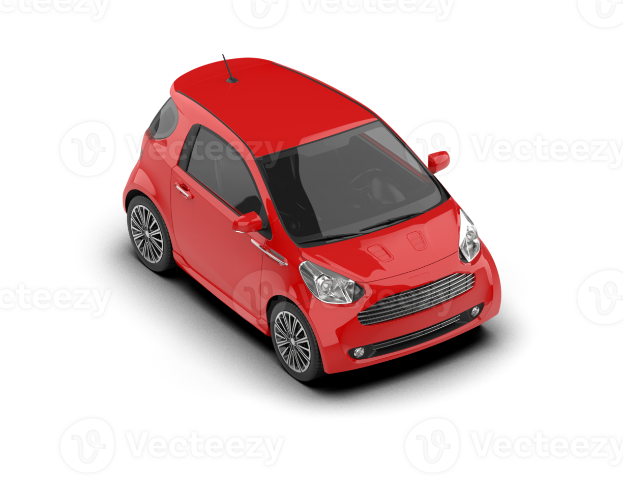 Modern car isolated on background. 3d rendering - illustration png