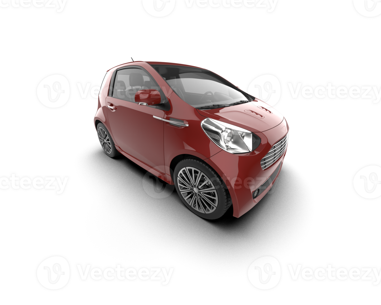 Modern car isolated on background. 3d rendering - illustration png