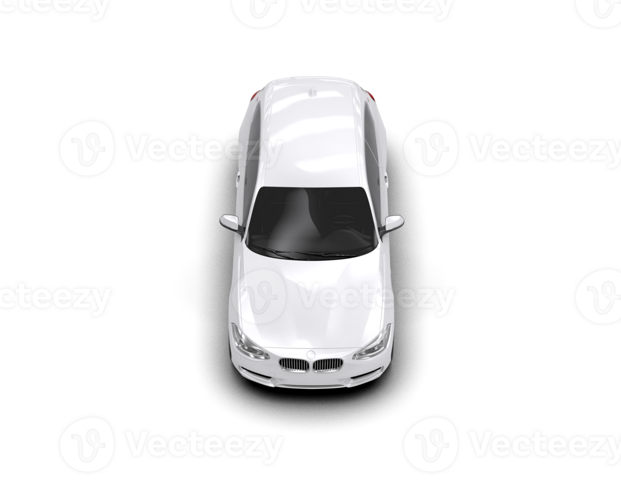 Modern car isolated on background. 3d rendering - illustration png