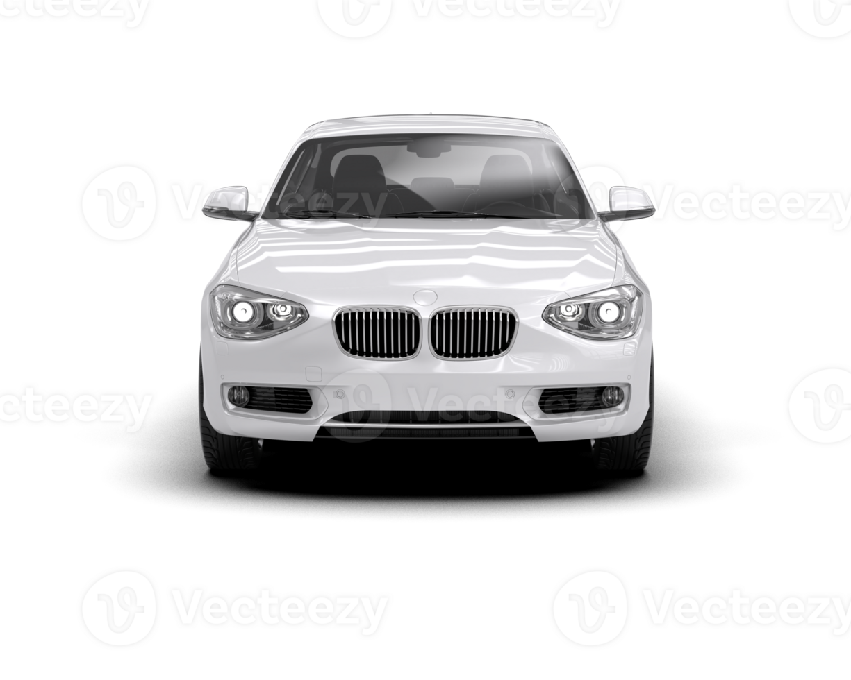 Modern car isolated on background. 3d rendering - illustration png