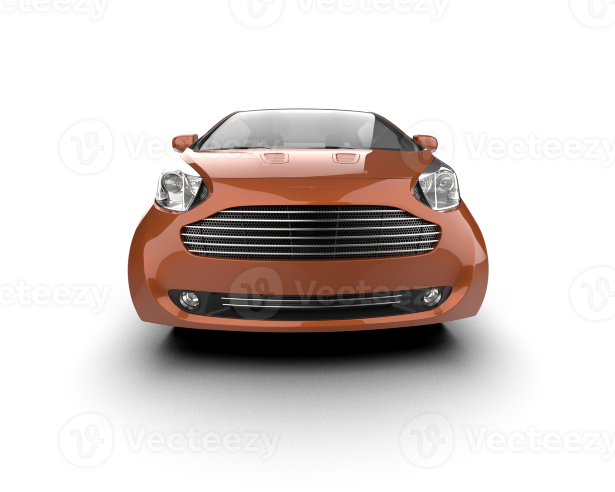 Modern car isolated on background. 3d rendering - illustration png