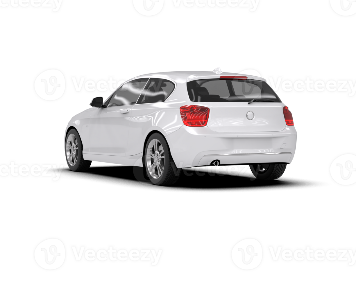 Modern car isolated on background. 3d rendering - illustration png