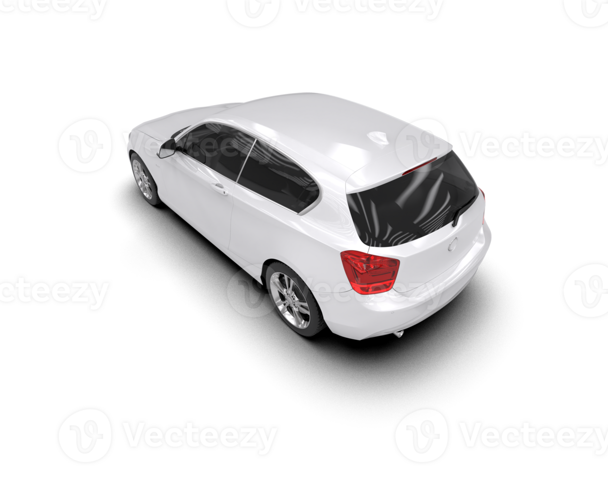 Modern car isolated on background. 3d rendering - illustration png