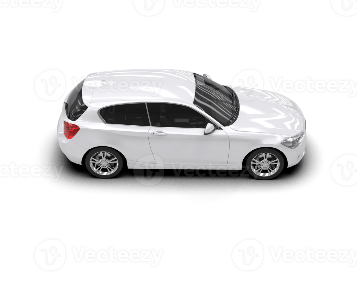Modern car isolated on background. 3d rendering - illustration png