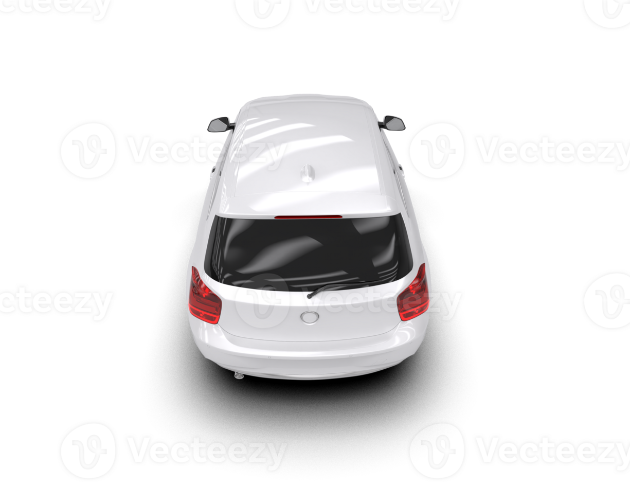 Modern car isolated on background. 3d rendering - illustration png