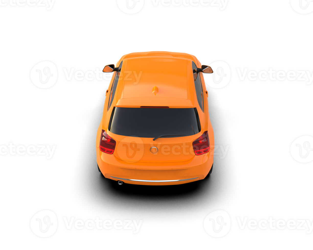 Modern car isolated on background. 3d rendering - illustration png