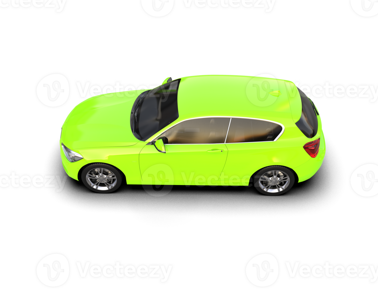Modern car isolated on background. 3d rendering - illustration png
