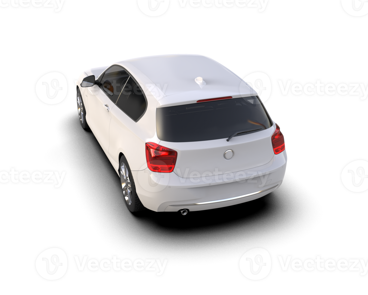 Modern car isolated on background. 3d rendering - illustration png