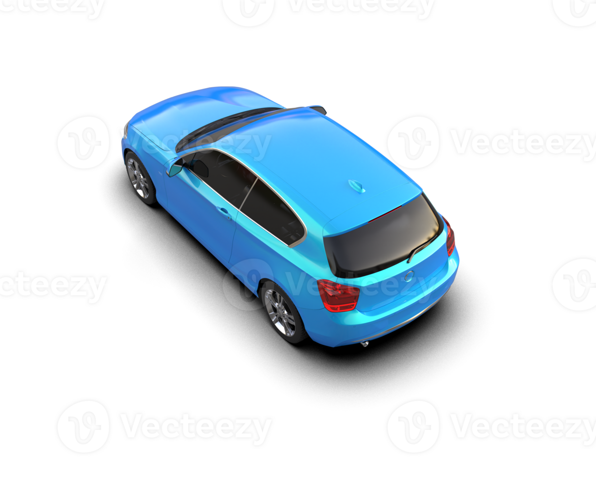 Modern car isolated on background. 3d rendering - illustration png