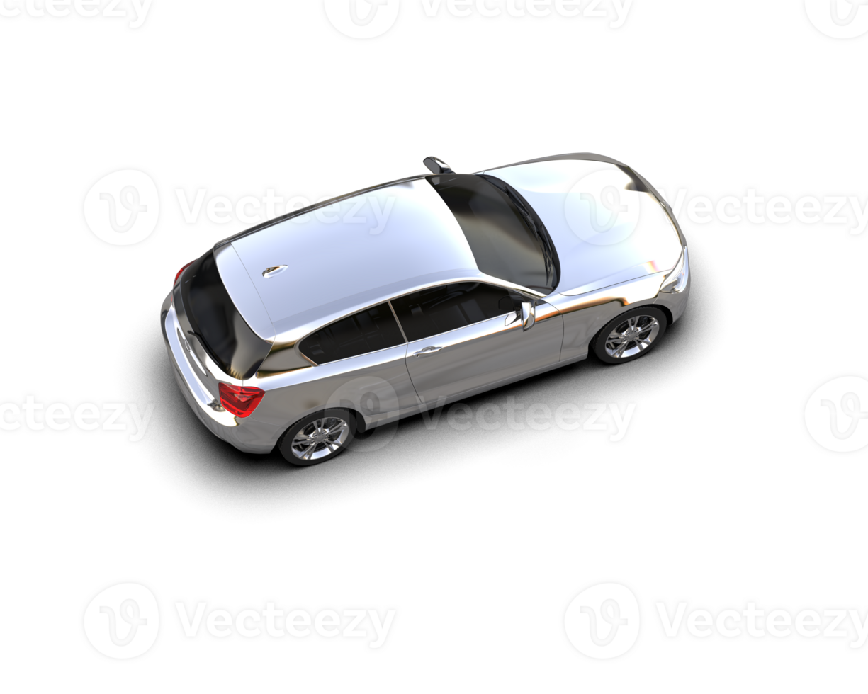 Modern car isolated on background. 3d rendering - illustration png