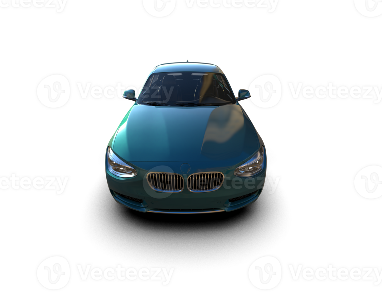 Modern car isolated on background. 3d rendering - illustration png