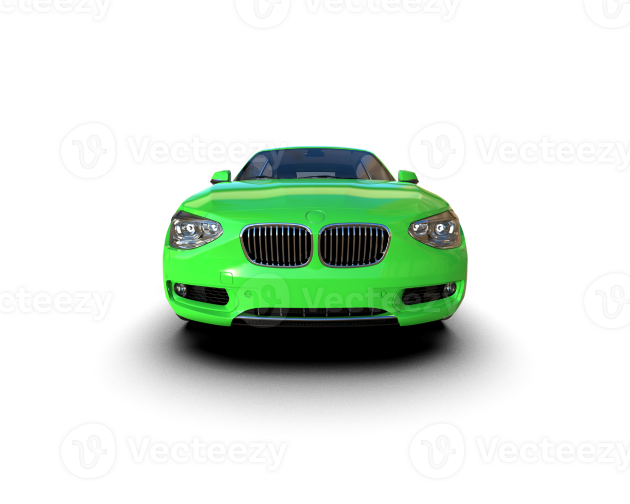 Modern car isolated on background. 3d rendering - illustration png