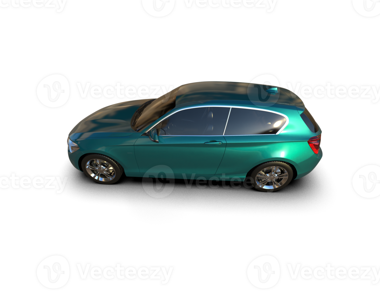 Modern car isolated on background. 3d rendering - illustration png
