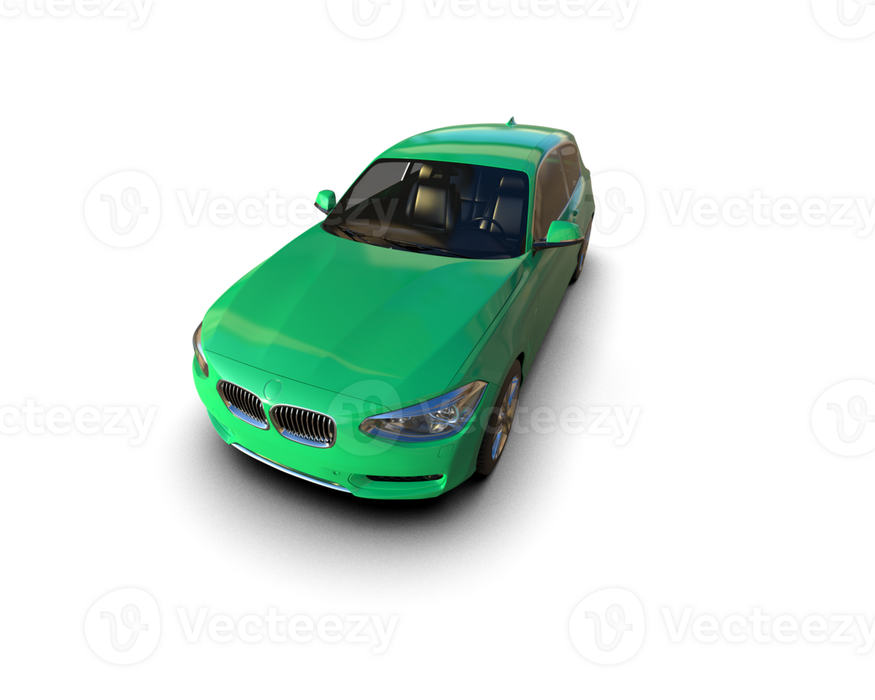 Modern car isolated on background. 3d rendering - illustration png