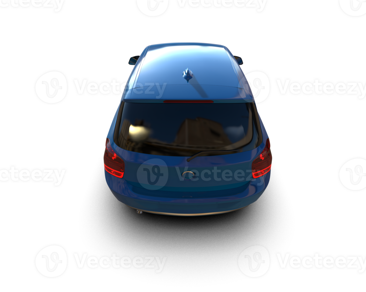 Modern car isolated on background. 3d rendering - illustration png