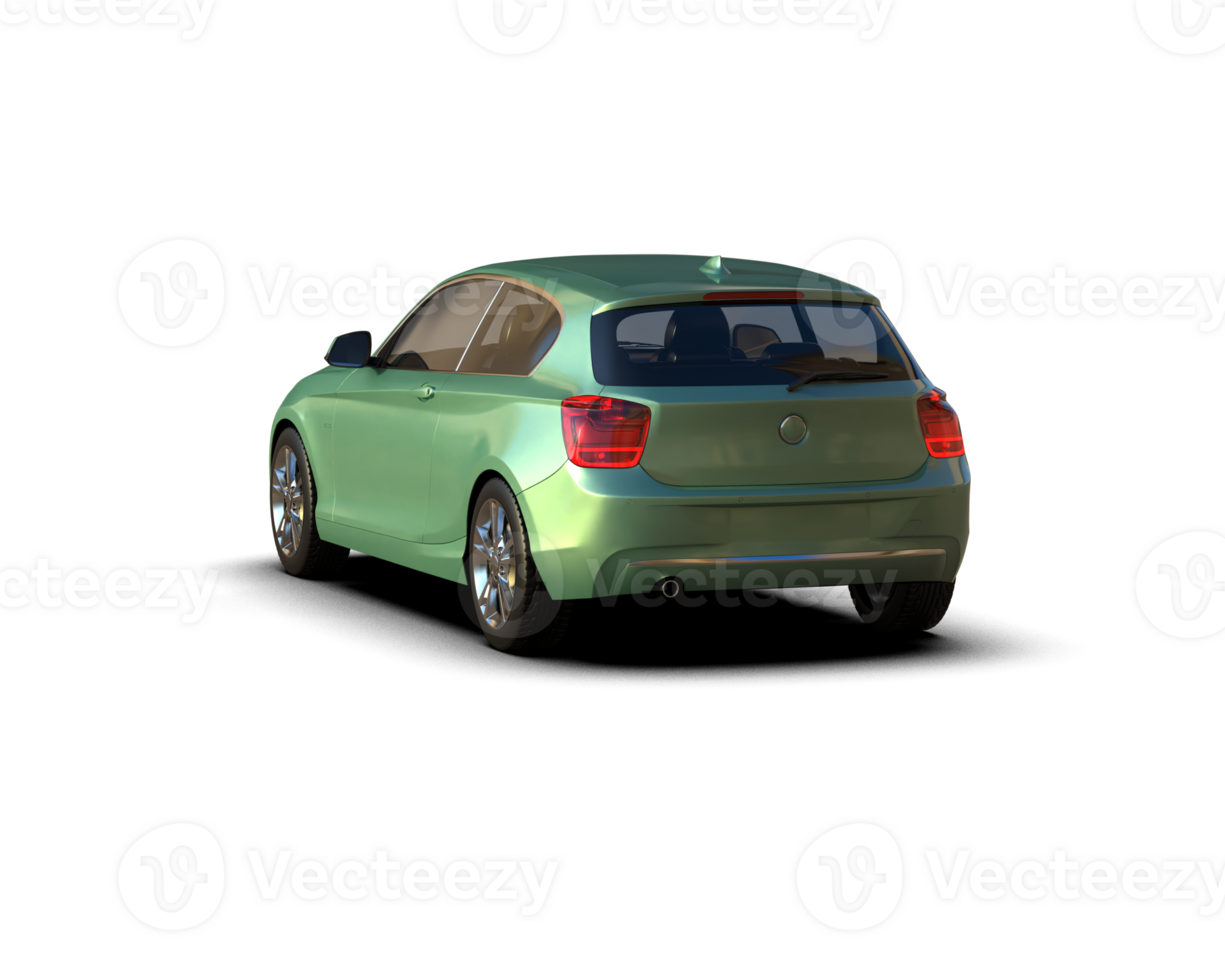Modern car isolated on background. 3d rendering - illustration png
