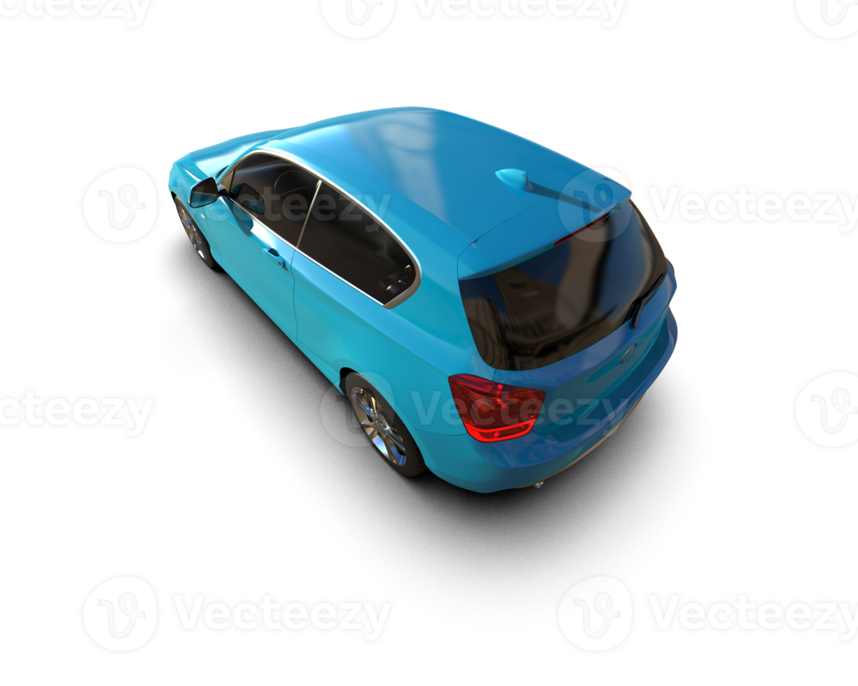 Modern car isolated on background. 3d rendering - illustration png