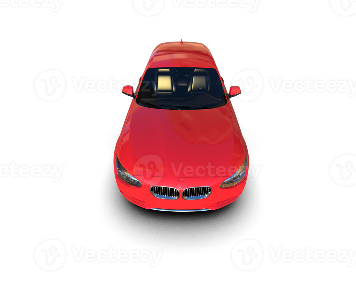 Modern car isolated on background. 3d rendering - illustration png