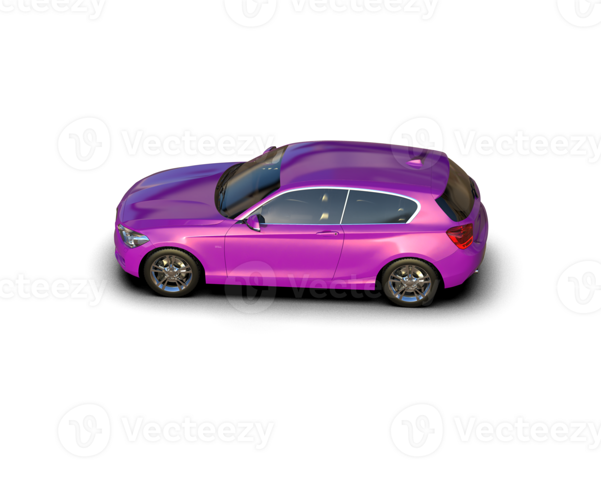 Modern car isolated on background. 3d rendering - illustration png